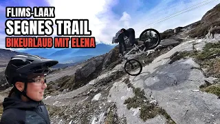 Katastrophe auf dem SEGNES Trail in Flims-Laax 😢 Bikeurlaub mit Elena