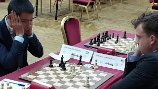 Hans Niemann Defeats Olympiad Gold Medalist Shamsiddin Vokhidov | FIDE Grand Swiss