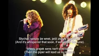 Led Zeppelin: Stairway To Heaven / Schody do nieba - translation / tłumaczenie PL