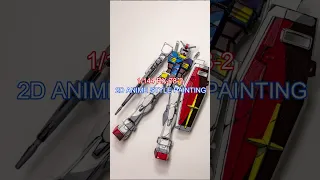 Cyn Workshop | 1/144 RX78-2 2D Anime Style Painting Short