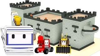 Замок с привидениями - учимся вместе с малышами грузовичками