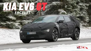 KIA EV6 GT Facelift Testing in Europe