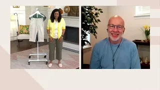 Denim & Co. EasyWear Twill Relaxed Pull-On Skimmer on QVC