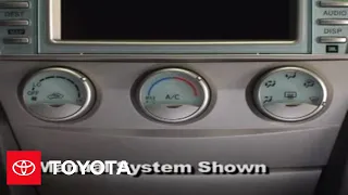 2007 - 2009 Camry How-To: Climate Control Tips | Toyota