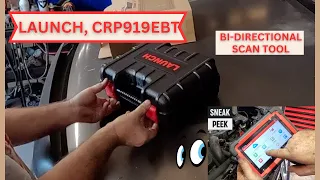 Let's Review The LAUNCH CRP919EBT Scan Tool and use it in the Shop. Link in the Description.