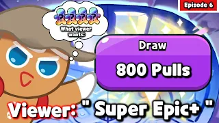 Viewer lets me use his 800 GACHA PULLS! How many SUPER EPIC+ can i get for him?🤨