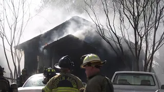 Broken Arrow Fire Department Operating on a Multi-Structure Fire 4/3/21