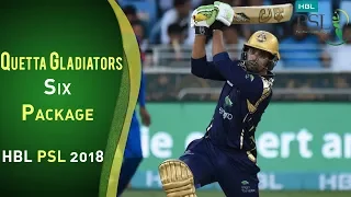 Quetta Gladiators Sixes | Karachi Kings Vs Quetta Gladiators | Match 2 | 23 Feb | HBL PSL 2018 | PSL