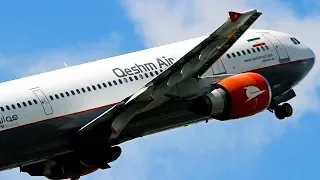 Qeshm Airlines Airbus A300-605R Takeoff From Belgrade Airport