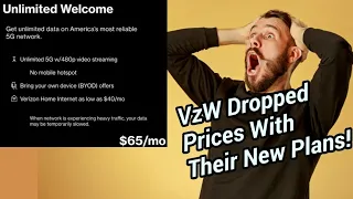 New Verizon Unlimited Welcome Plan! Cheaper Plans!