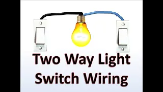 Two Way Light Switch Wiring