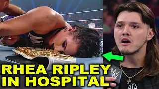 Rhea Ripley in Hospital After Injury as Dominik Mysterio is Scared - WWE News