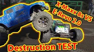 Traxxas E-Revo 2.0 VS X-Maxx 8s Durability test epic RC Car Fun