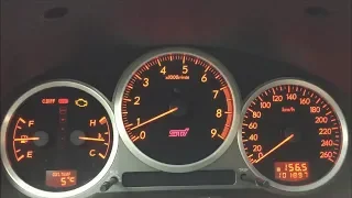 2007 Subaru Impreza WRX STi GDF stock 280 HP Acceleration hawkeye