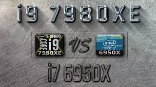 i9 7980XE vs i7 6950X Benchmarks | Gaming Tests Review & Comparison | Windows 10