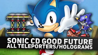 Sonic Origins - All Metal Sonic Hologram and Robot Teleporter Locations in Sonic CD