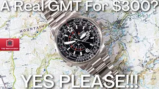 Citizen Nighthawk: This $300 TRUE GMT Is An Underrated Gem: BJ7000 Review