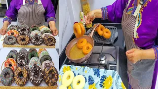 من ليوم متبقايش تشريهم🍩 دونات بأقل تكلفة حسن من لي كيتباعو بعجينة ساهلة كوني متأكدة أنها أحسن وصفة