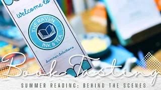 Summer Book Tasting (plus Blind Tasting)| Summer Reading | Behind the Scenes