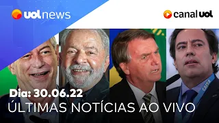 Pedro Guimarães fora da Caixa, Bolsonaro, Lula e Ciro na Bahia; disputa por CPI do MEC | UOL News