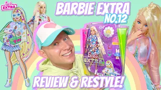 Barbie EXTRA No.12 🌼☂️🌤️ Review & Restyle!
