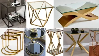 Glass top end table design ideas 2 /glass top side table design ideas / glass top coffee table ideas