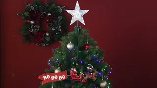 FUN novelty Santa & Sleigh Tree Topper!! #therange  #christmas2023