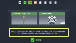 Kill 30 Enemies With Any Assault Rifle Fitted With Recommended Equipment [System Recommendation 2]