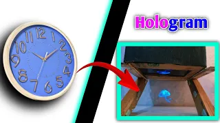 How to make a 3D projector on transparency using smartphone |3D hologram projector // KB shortcuts