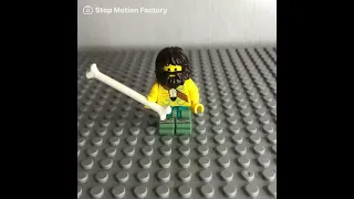 caveman Lego stop motion #lego #stopmotion #subscribe