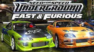 NFS UNDERGROUND: FAST & FURIOUS EDITION (O MELHOR MOD DO VELOZES E FURIOSOS)