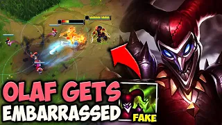 Pink Ward Makes Olaf literally uninstall League of Legends (HILARIOUS CLONE BAITS)