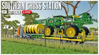 🔴LIVE 🔴 There's a Deere in the Driveway - Southern Cross Station, NSW, Australia🦘🦘 - Farm Sim 22