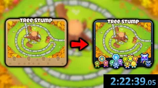 How Fast Can You Black Border Tree Stump in Bloons TD 6?