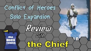 Conflict of Heroes Solo Expansion Review - with the Chief
