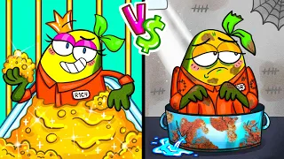 RICH JAIL VS BROKE JAIL ||  Crazy Jailbreak || Funny Situations by Avocado Couple