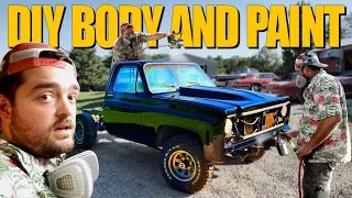 Paint Your Project YOURSELF! Chevy K10 DIY Body & Paint