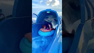Wave Waterslide POV Onboard The Norwegian Prima Cruise Ship #shorts