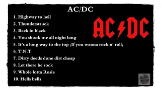 AC/DC Greatest Hits | Top 10 Mejores Canciones