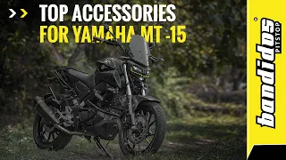 TOP ACCESSORIES FOR YAMAHA MT-15