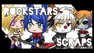 Scraps VS Rockstars || Gacha Life FNAF Singing Battle