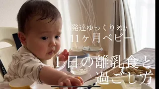【vlog】11ヶ月ベビー　1日の離乳食と過ごし方