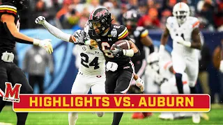 Music City Bowl: Auburn vs. Maryland | Highlights | Big Ten Football | Dec. 30, 2023