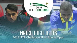 Amir Hossein Hodaei vs Noredi Bongo | 2019 ITTF Nigeria Open Highlights (Group)