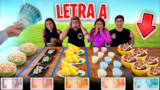 TODA COMIDA QUE COMEÇA COM A LETRA "A" QUE VOCÊ COMER, EU VOU PAGAR!!