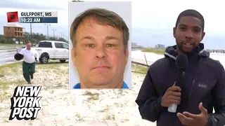 Video shows angry man accosts NBC reporter during Ida segment | New York Post