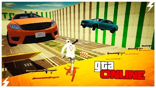 РПГ ПРОТИВ ЛЕТАЮЩИХ МАШИН В ГТА 5 ОНЛАЙН! GTA 5 RPG vs FLYING CAR! #50