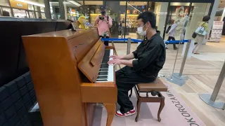 【自動車整備士】が所沢駅ストリートピアノで【渚のアデリーヌ/リチャードクレイダーマン】弾いてみた