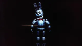 Metal animatronics sings i'm blue