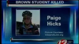 Brown Student Biker Killed